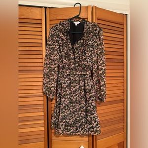 Lauren Conrad Metallic Floral Dress